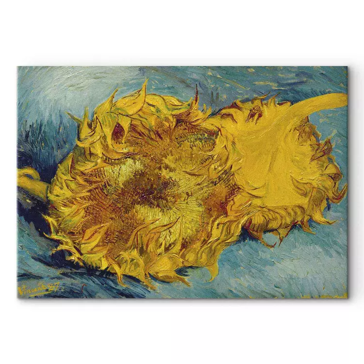 Réplica de pintura Two sunflowers