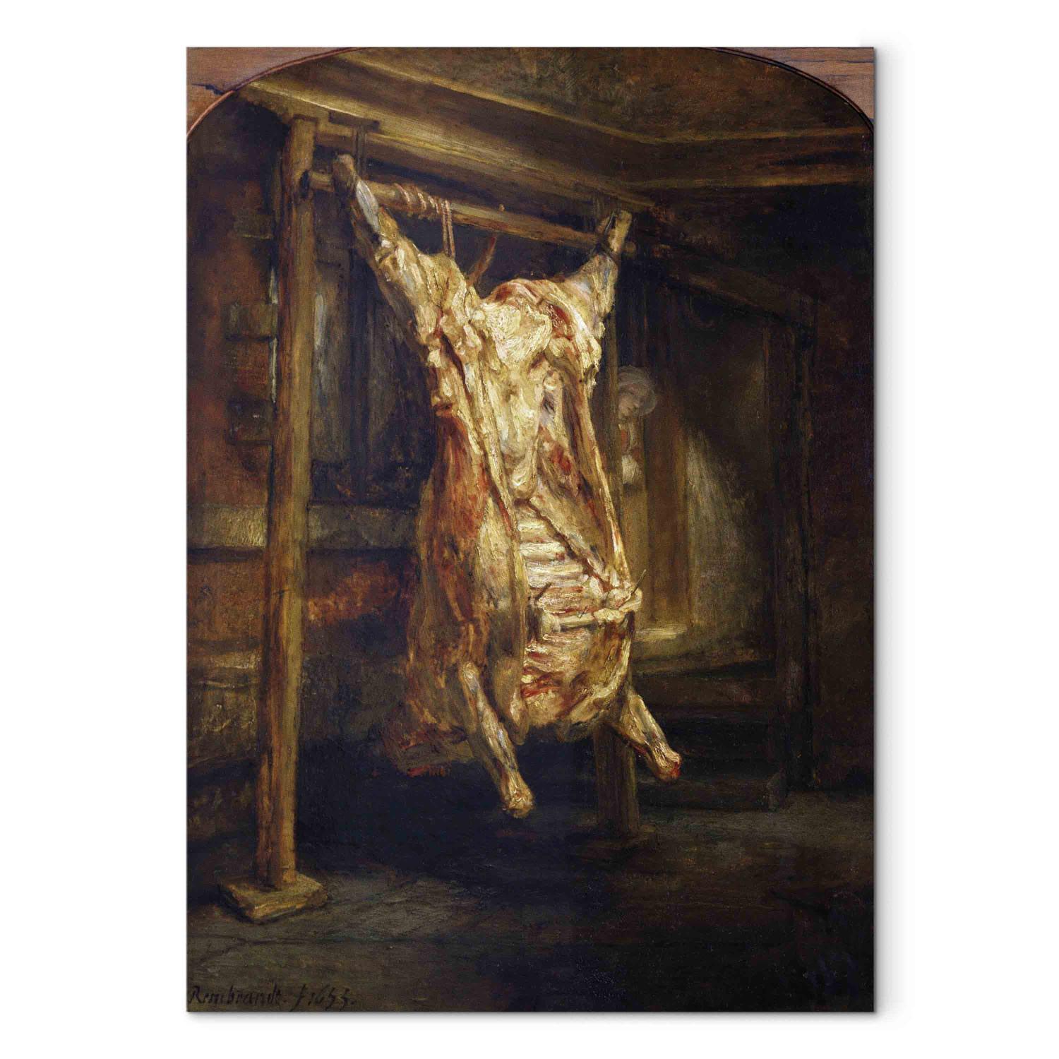 Reproducción de cuadro The Slaughtered Ox