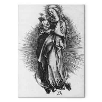 Réplica de pintura Madonna on the crescent