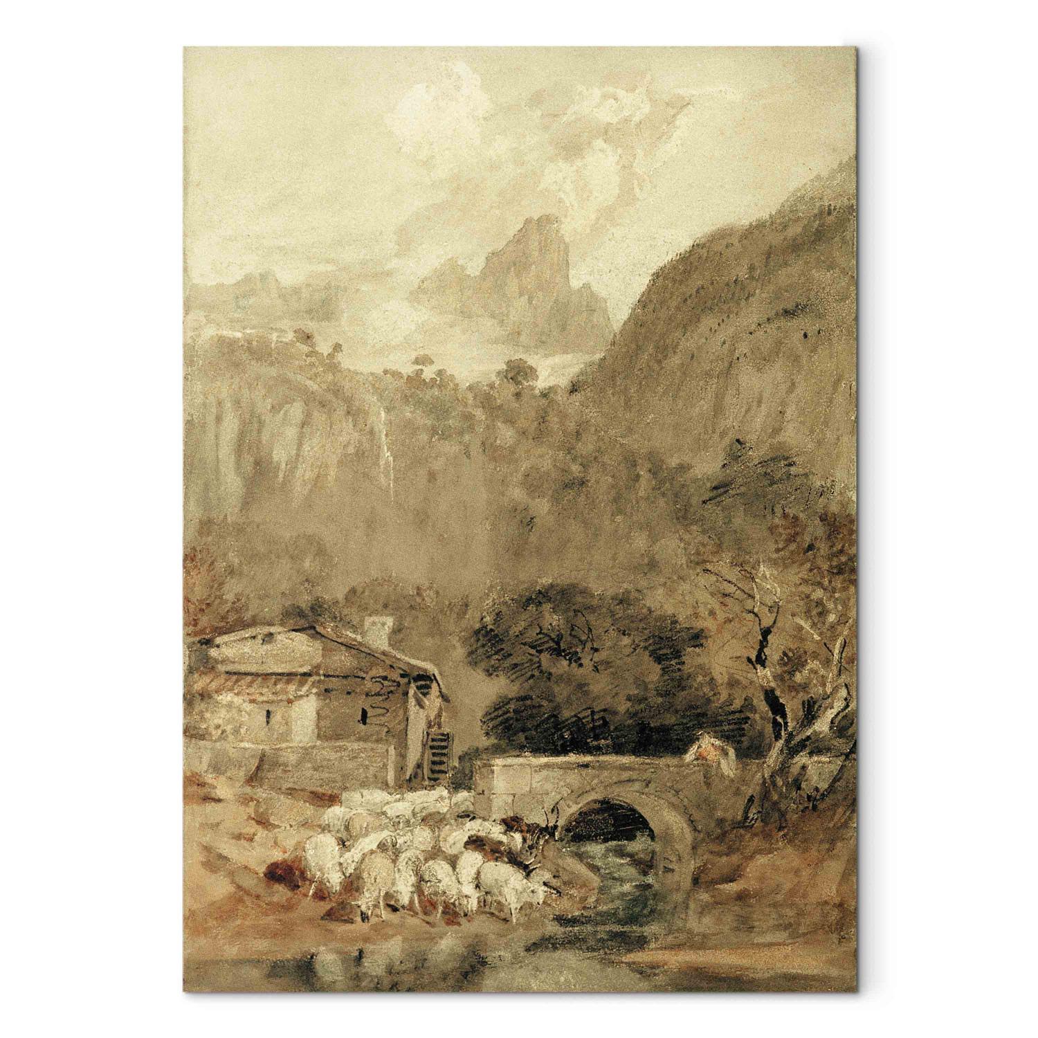 Reproducción de cuadro W.Turner, Aiguillette vom Tal der Cluse