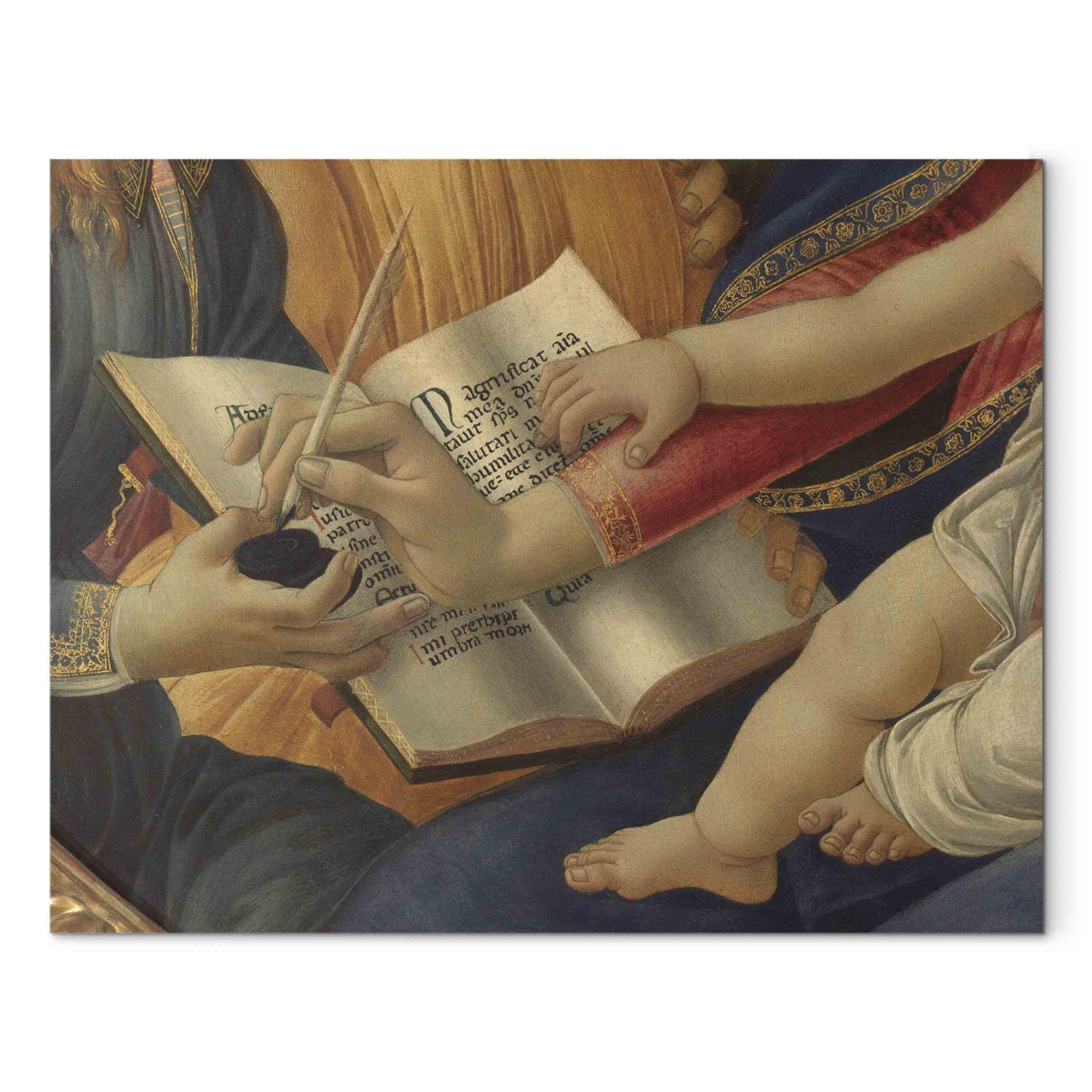 Reproducción de cuadro Madonna and child with five angels