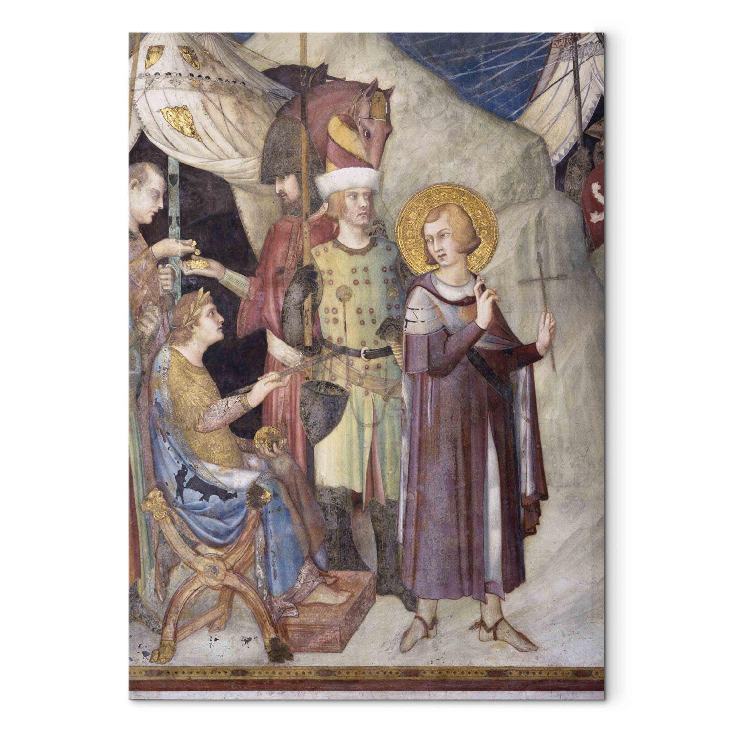 Reproducción St. Martin of Tours renounces from the military service