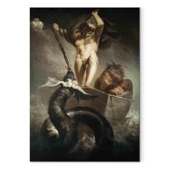 Réplica de pintura Thor fighting the Midgard Snake