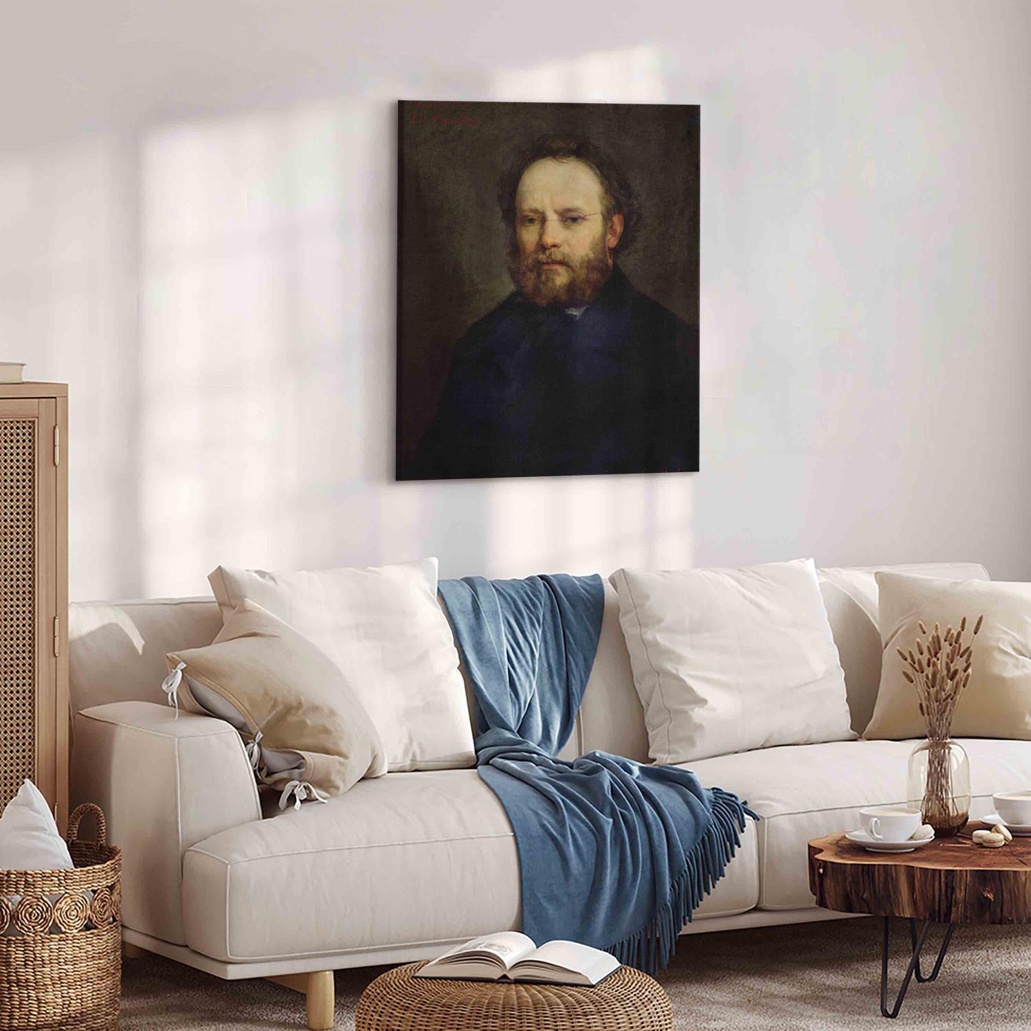 Réplica de pintura Portrait of Pierre Joseph Proudhon