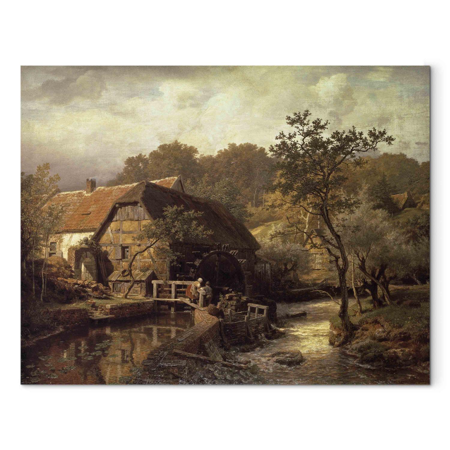 Réplica de pintura Watermill in Westphalia