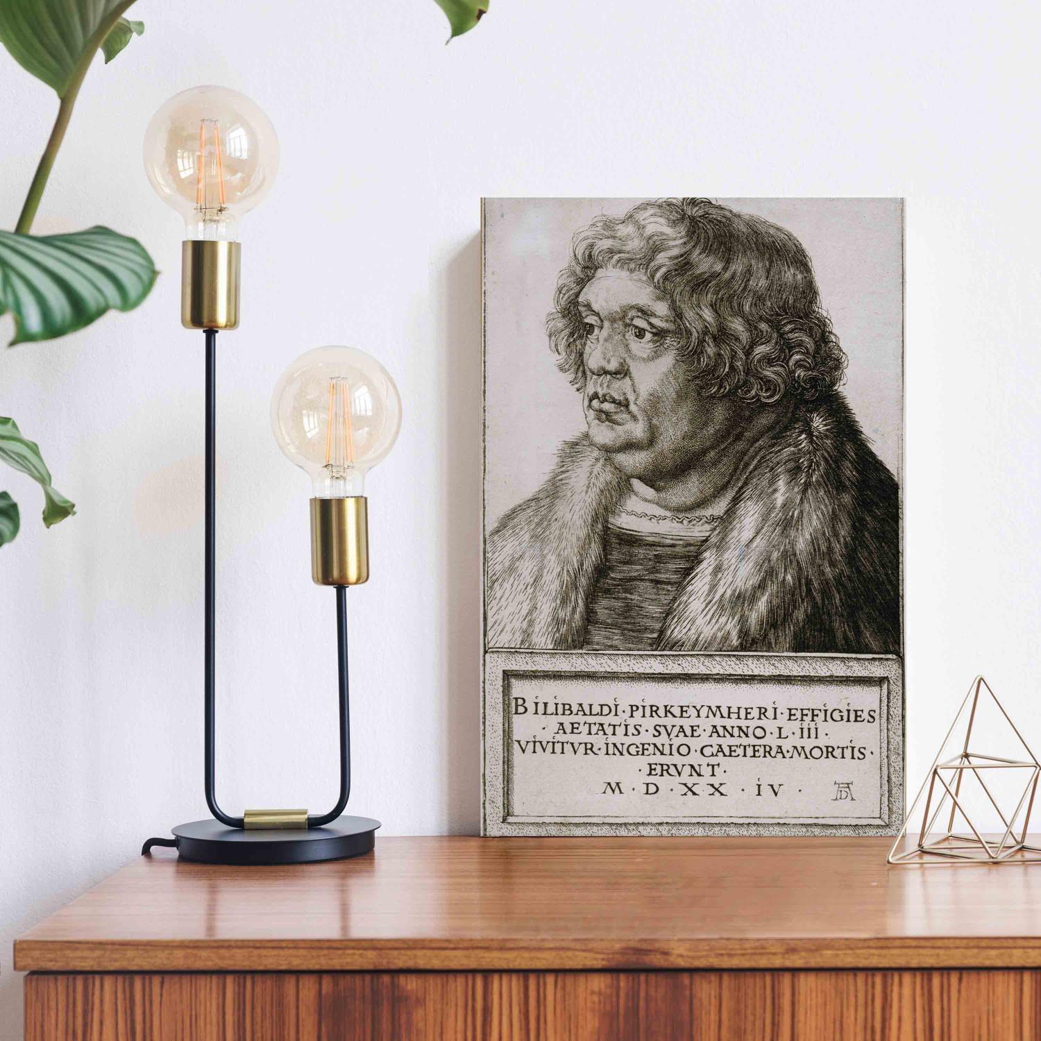 Reproducción de cuadro Porträt Pirckheimer, v. A. Dürer.