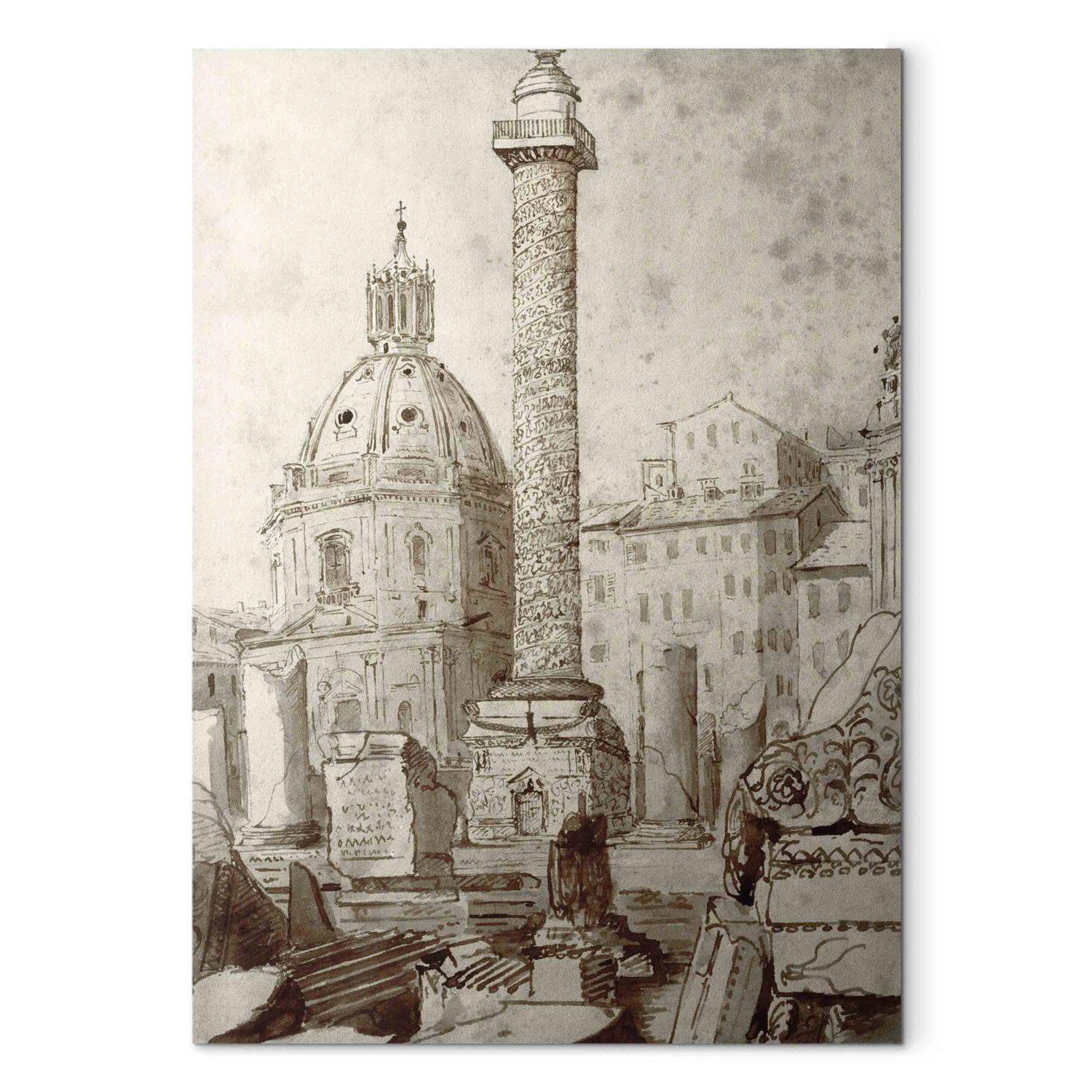 Reproducción de cuadro Trajan's Column in Rome
