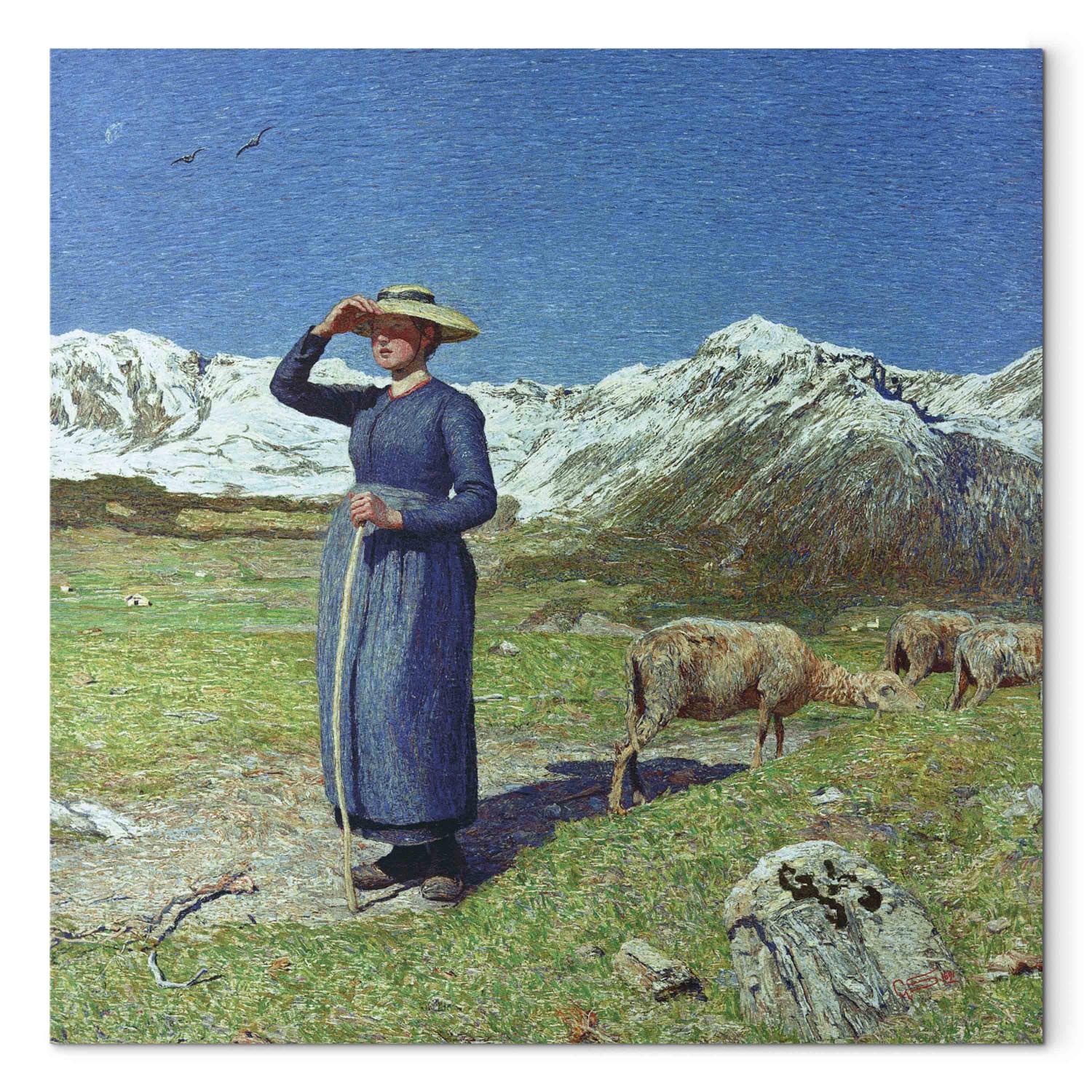 Réplica de pintura Mezzogiorno sulle Alpi