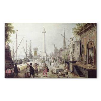 Réplica de pintura The Ancient Port of Antwerp