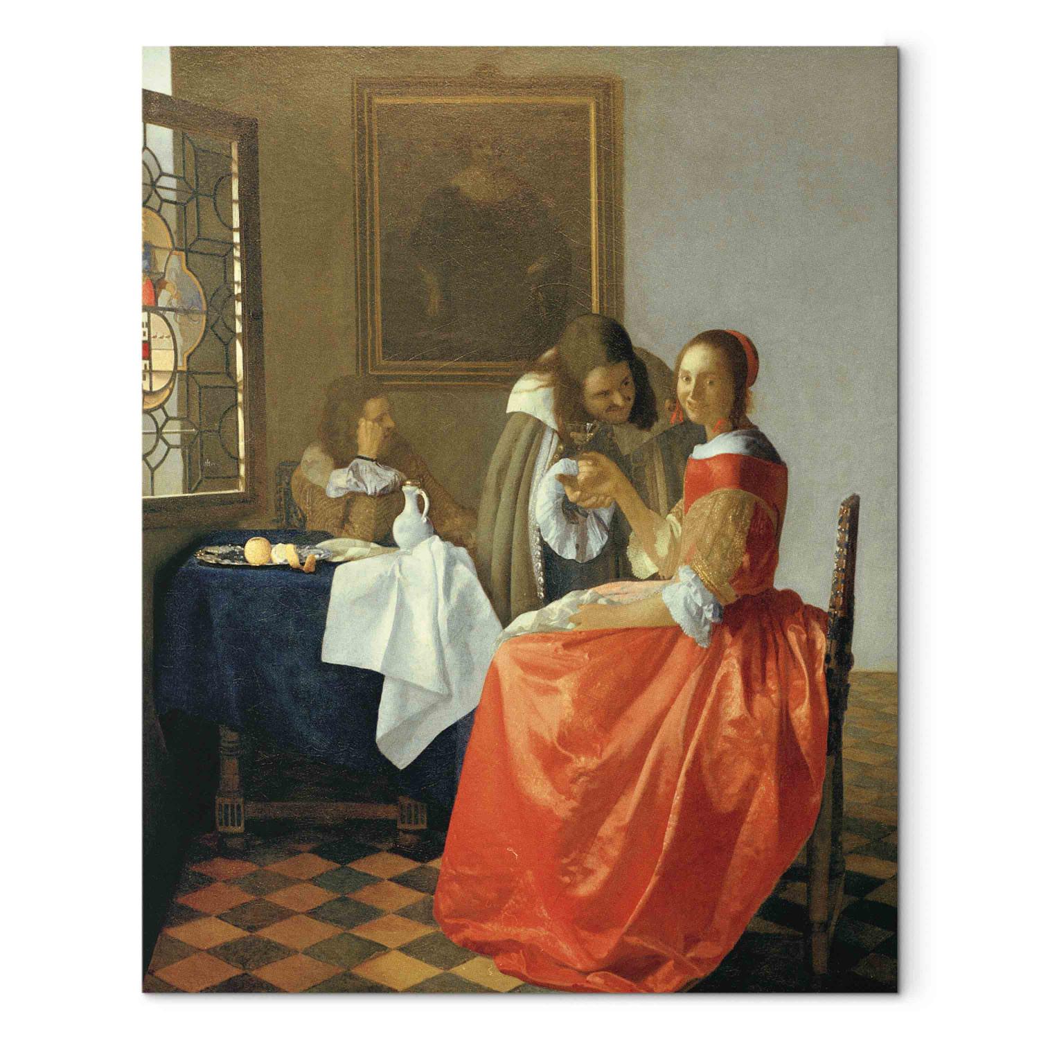 Réplica de pintura The girl with the wine glass