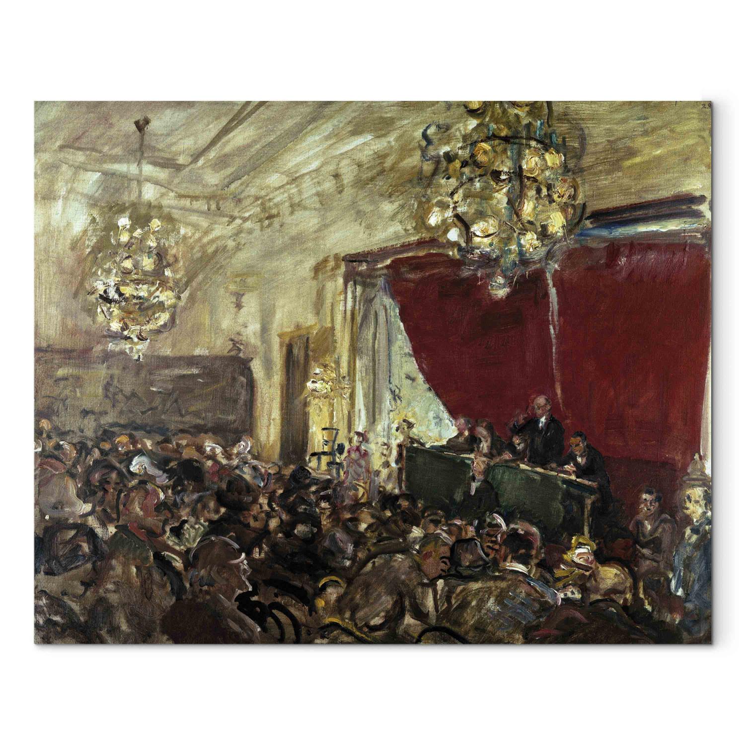 Reproducción de cuadro Die Auktion der Sammlung Huldschinsky in Berlin
