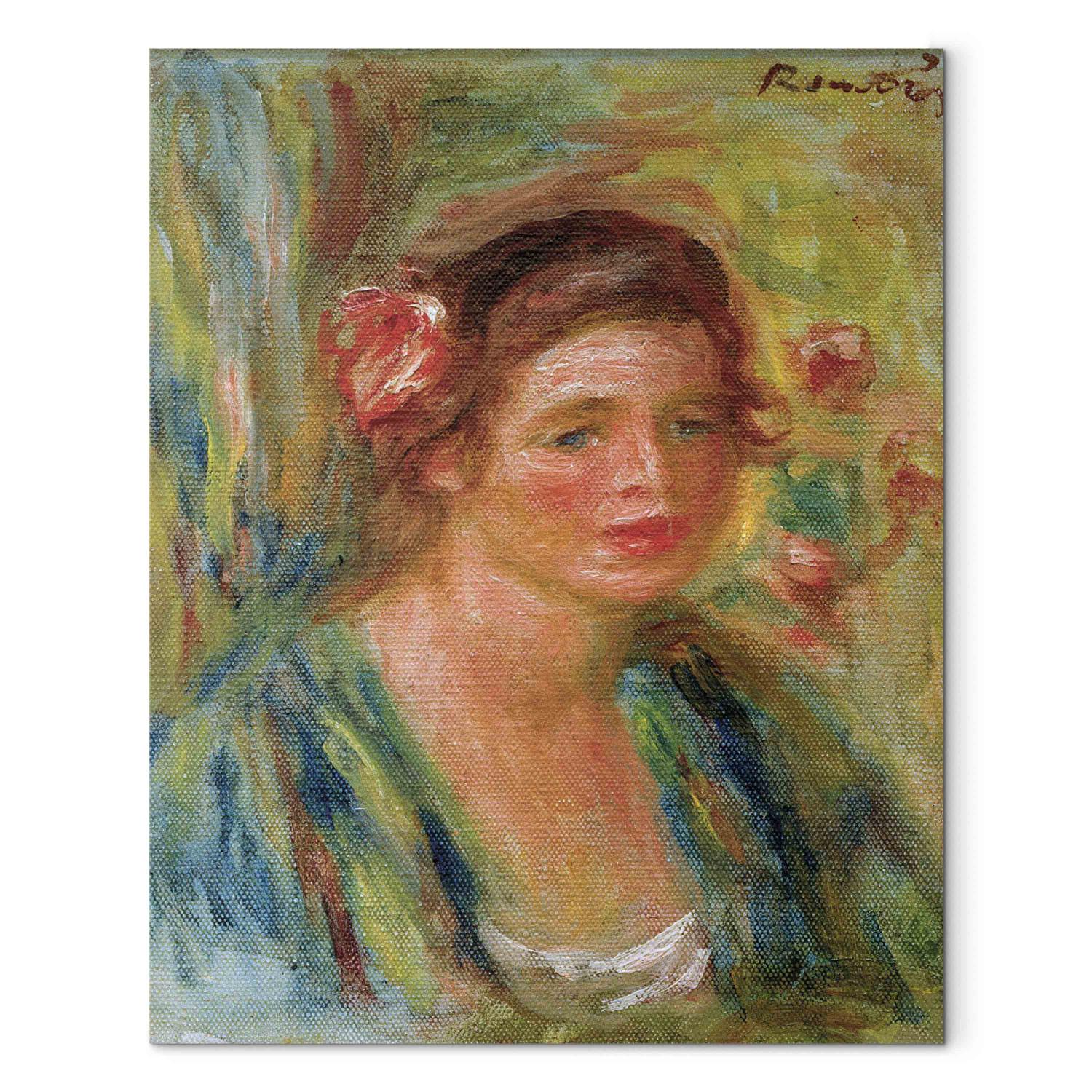 Reproducción de cuadro Tete de jeune femme (Portrait de Gabrielle)