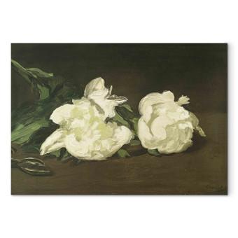 Cuadro famoso Branch of White Peonies and Secateurs