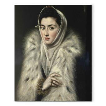 Cuadro famoso The Lady with the fur