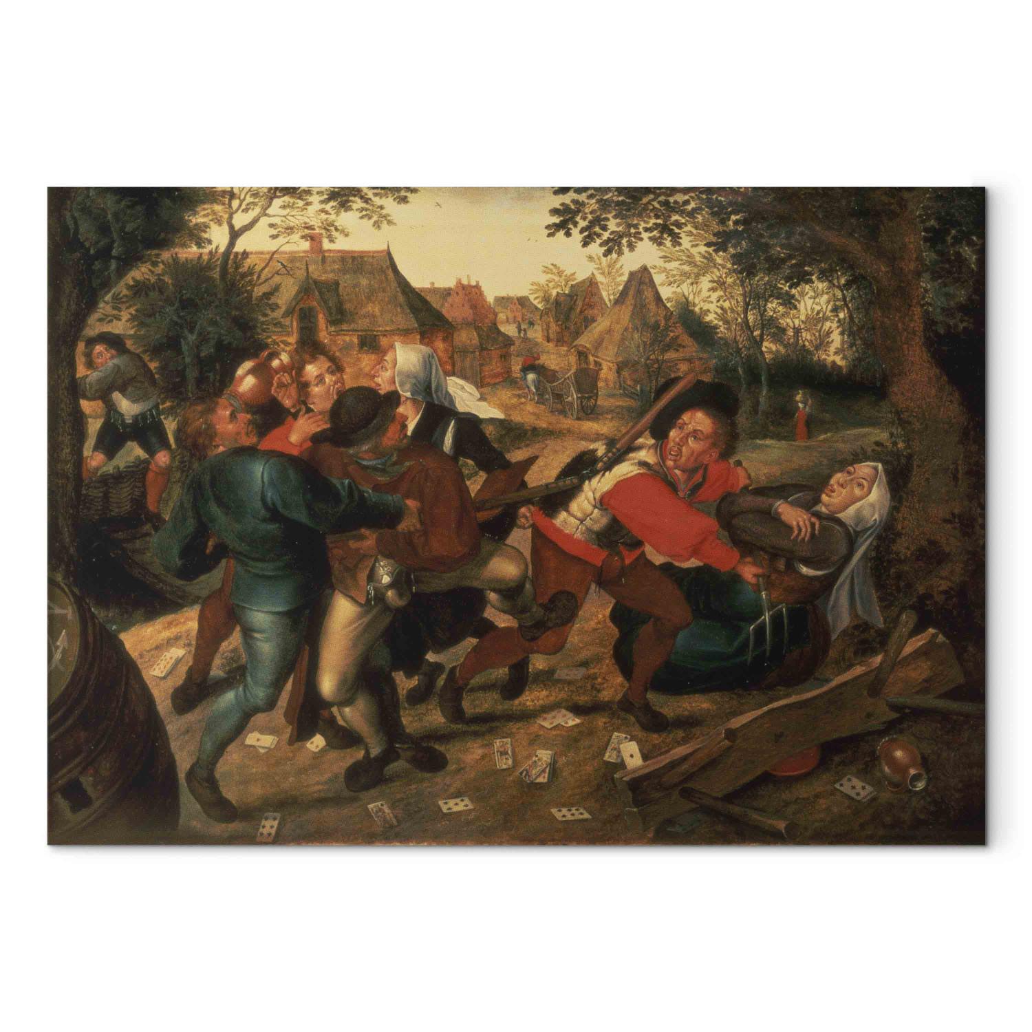 Réplica de pintura Gamblers Quarrelling