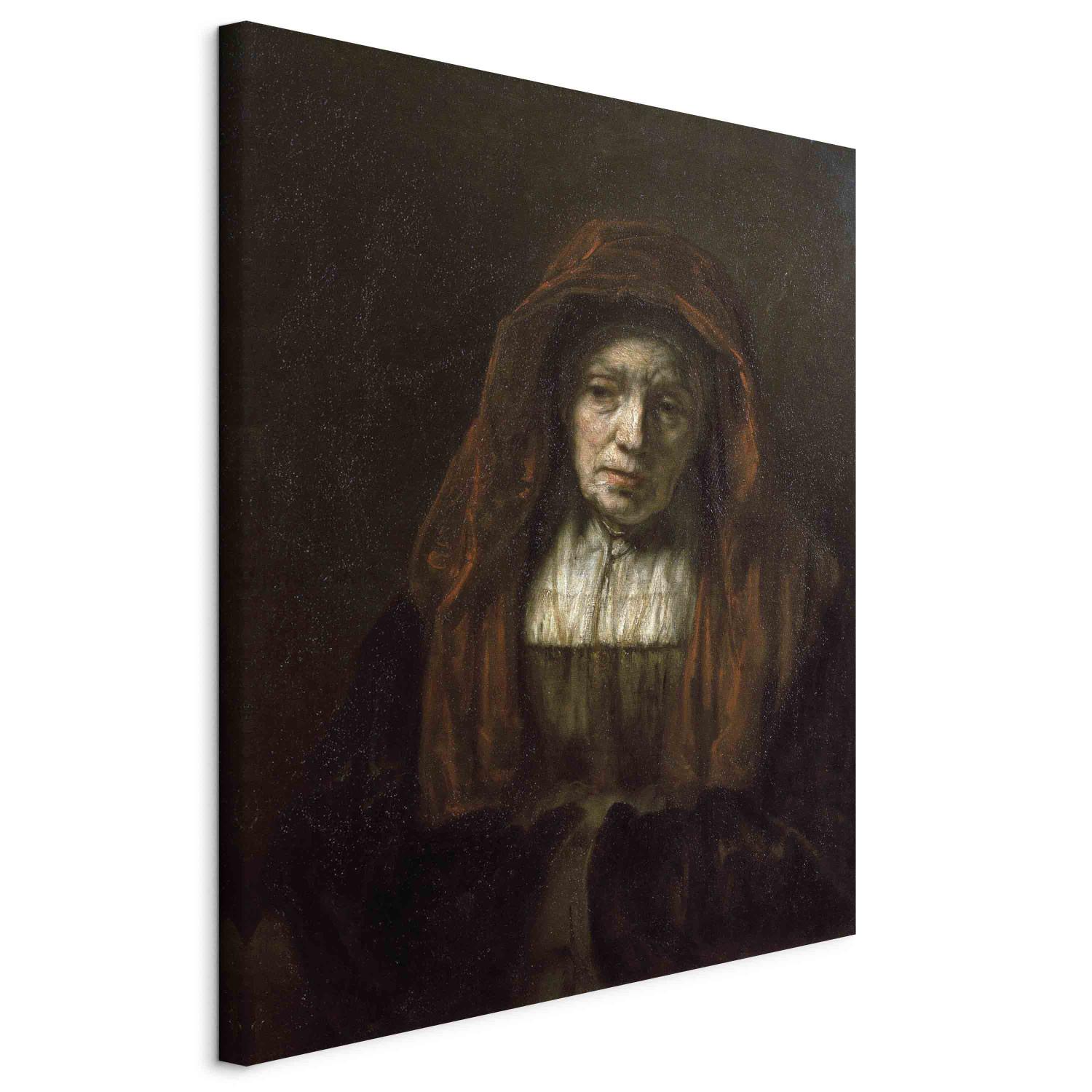 Réplica de pintura Old woman with head scarf