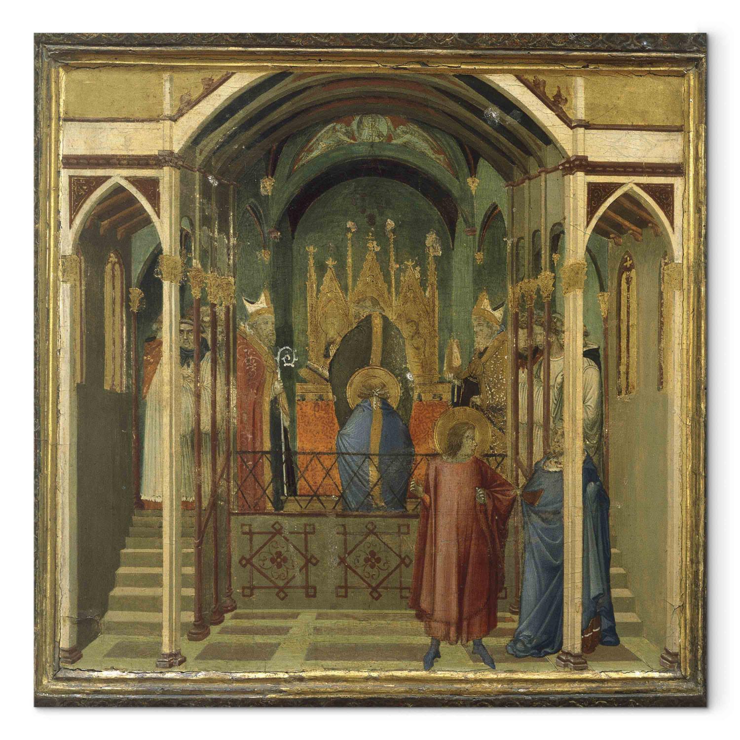Reproducción de cuadro The Ordination of Saint Nicholas as Bishop of Myra