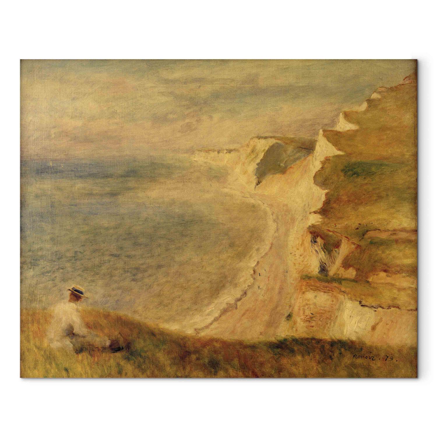 Réplica de pintura Steilküste bei Pourville
