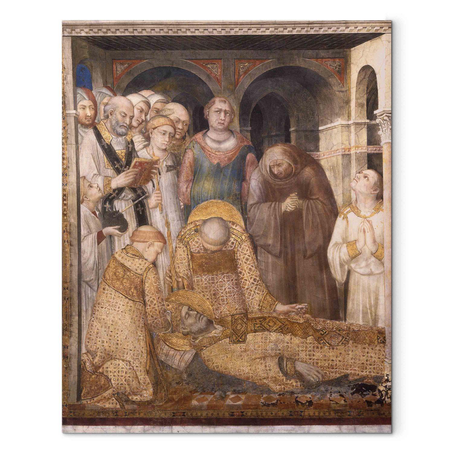 Reproducción Death of St. Martin of Tours