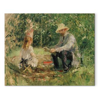 Cuadro famoso Eugène Manet et sa fille au jardin