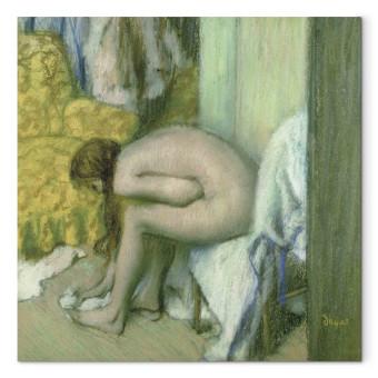 Reproducción After the Bath, Woman Drying her Left Foot