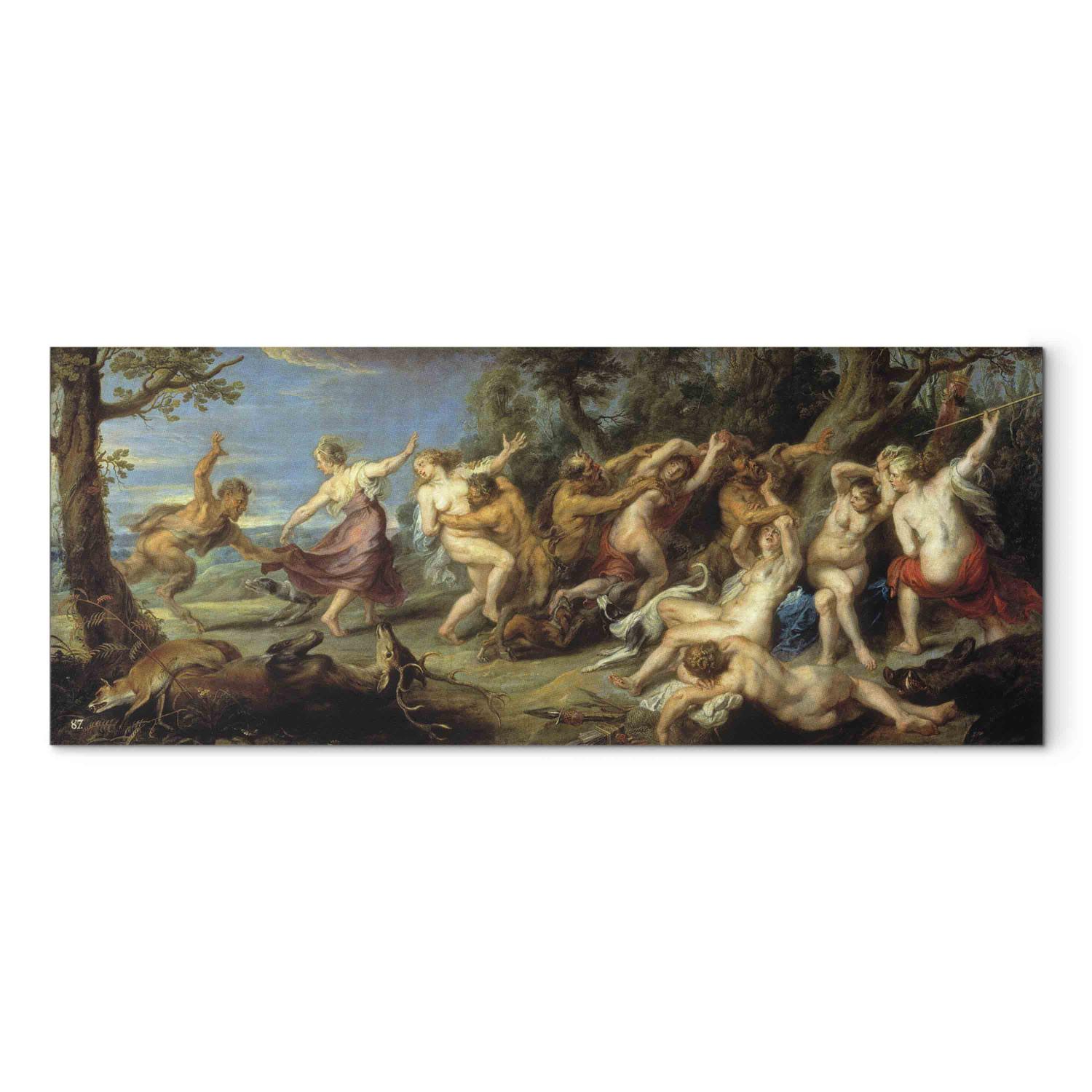 Réplica de pintura Nymphs of Diana, surprised by Satyrs