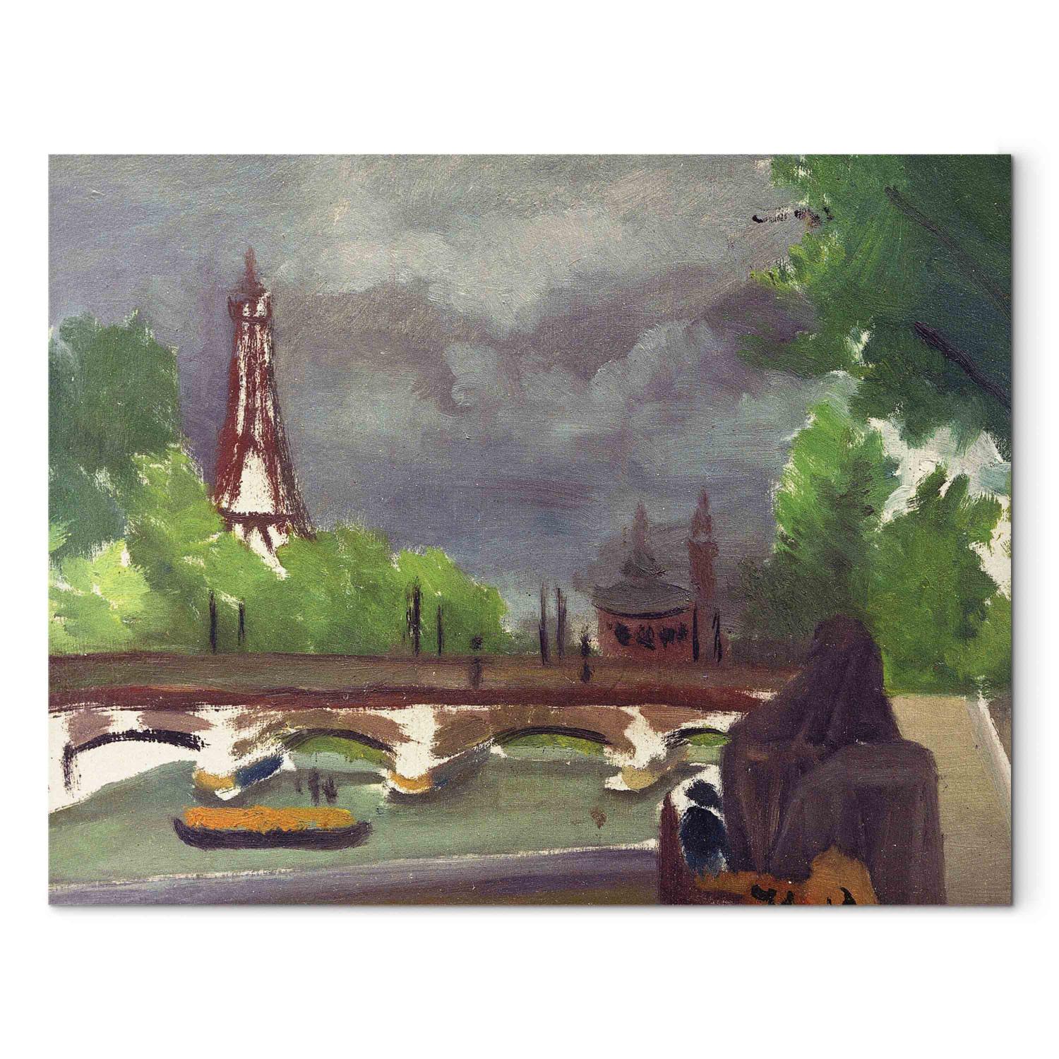 Cuadro famoso Esquisse, vue de la Tour Eiffel et du Trocadéro