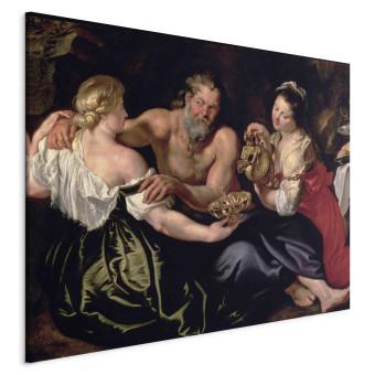 Réplica de pintura Lot and his daughters