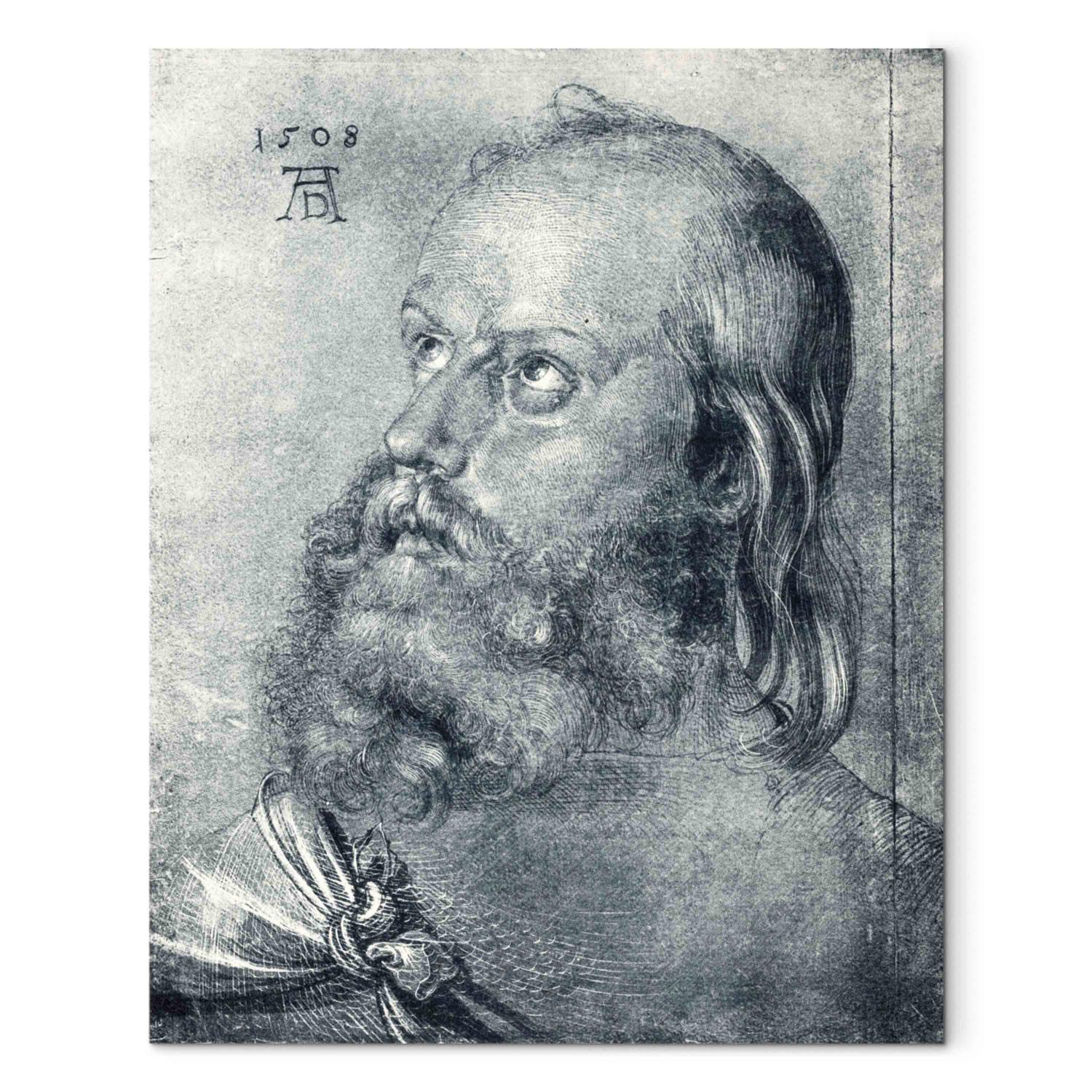 Réplica de pintura Head of an apostle