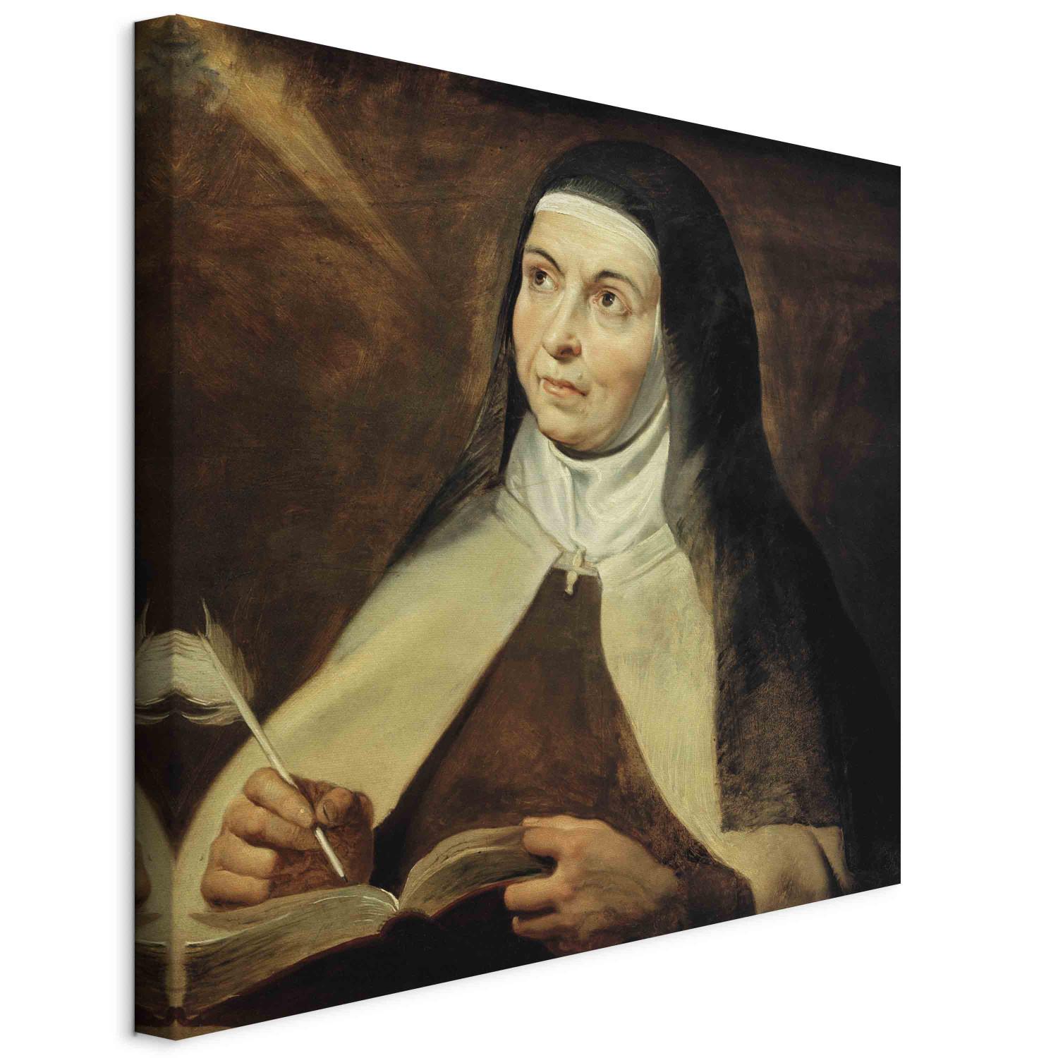 Réplica de pintura Saint Theresa of Avila (1515-1582)