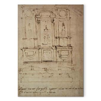 Cuadro famoso Study for a double tomb for the Medici Tombs in the New Sacristy
