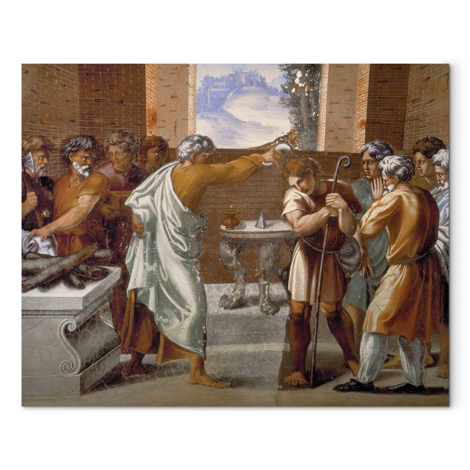 Réplica de pintura David is annointed by Samuel