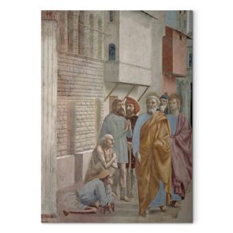 Reproducción de cuadro St.Peter heals the ill with his shadow