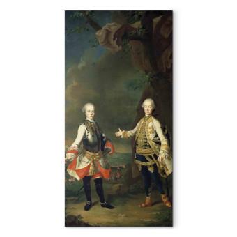 Réplica de pintura Joseph and Leopold, sons of Francis I and Maria Theresa of Austria, later Joseph II and Leopold II