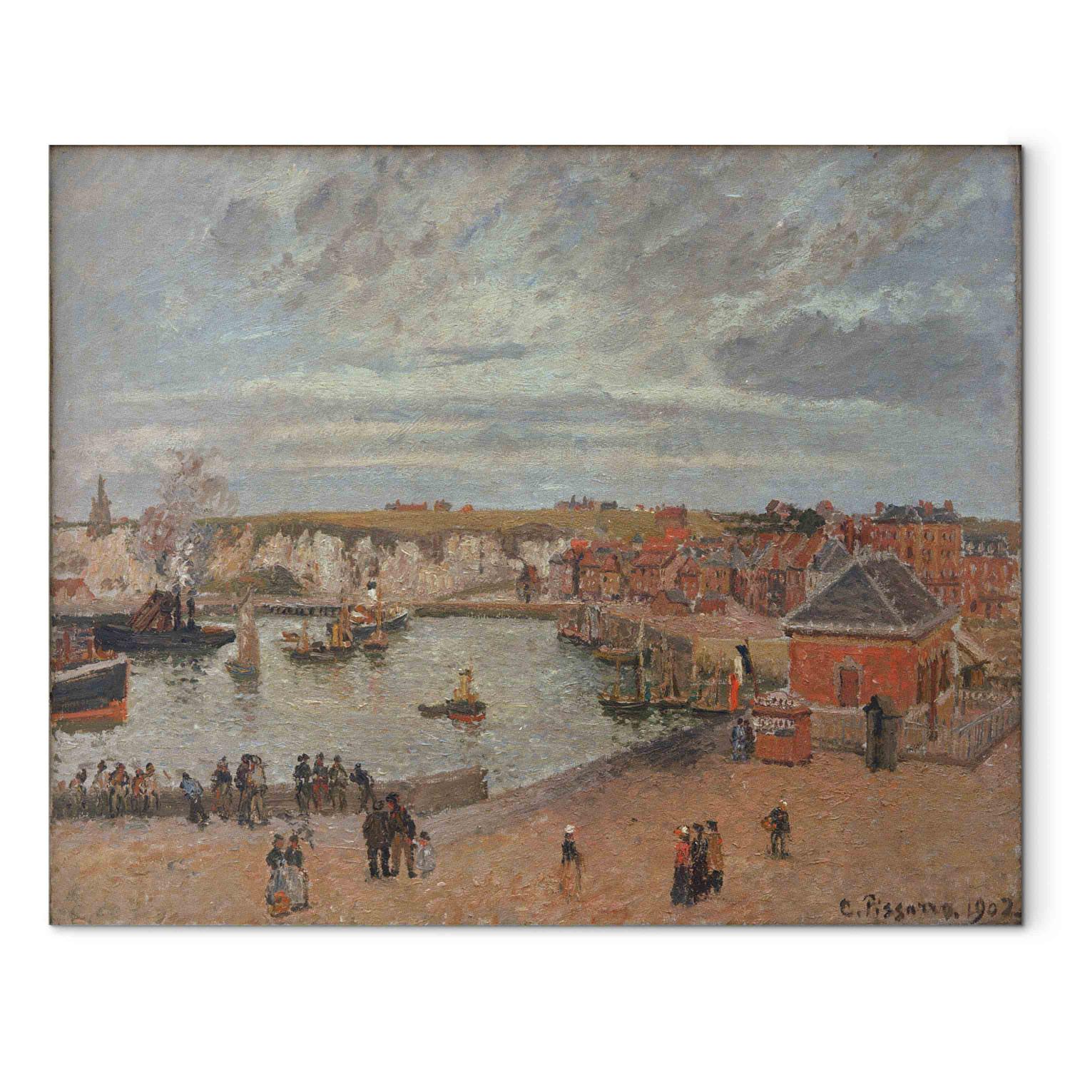 Reproducción de cuadro The port of Dieppe