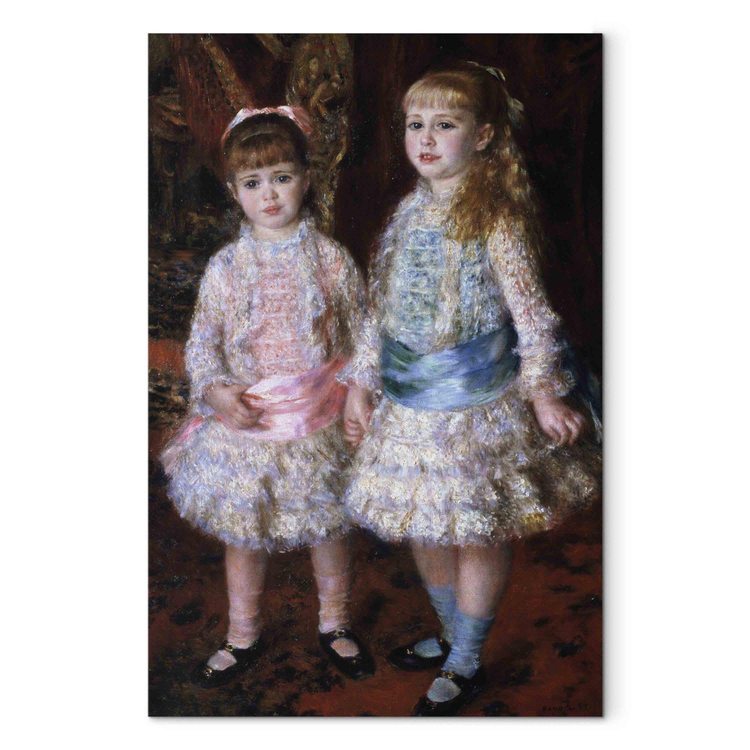 Reproducción de cuadro Pink and Blue or, The Cahen d'Anvers Girls