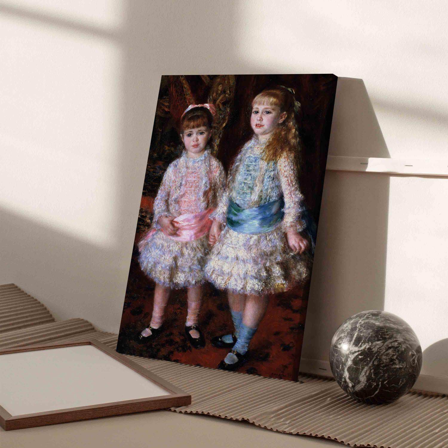 Reproducción de cuadro Pink and Blue or, The Cahen d'Anvers Girls