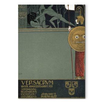 Reproducción de cuadro Cover of 'Ver Sacrum', the journal of the Viennese Secession, depicting Theseus and the Minotaur