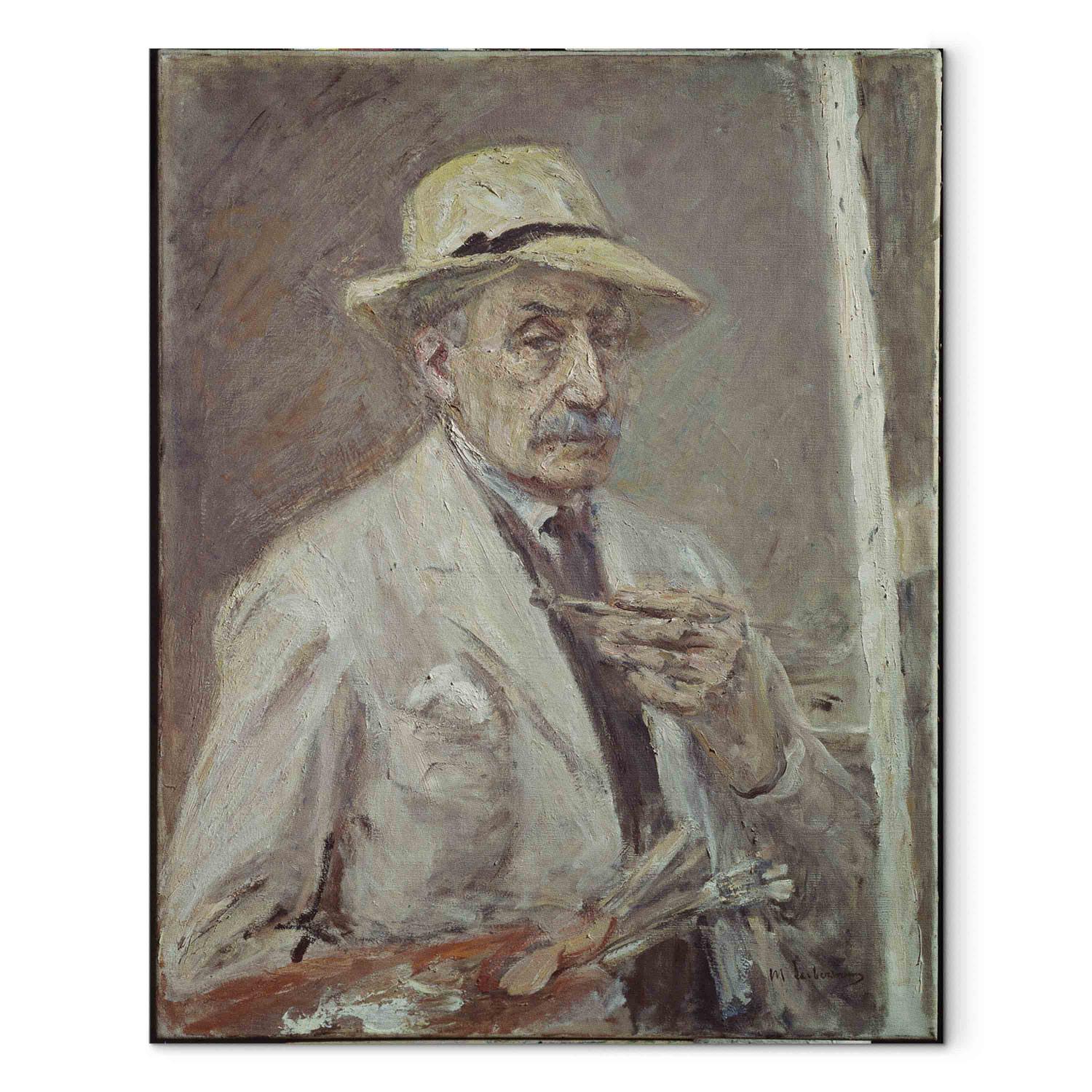 Réplica de pintura Selfportrait with smock and hat