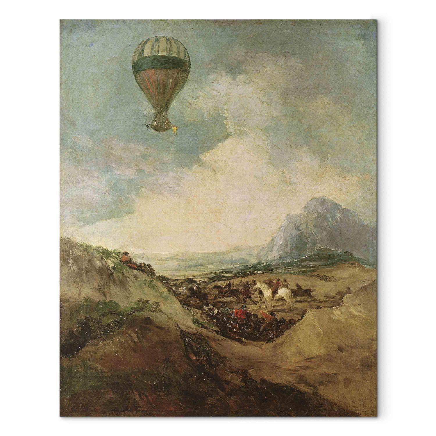 Réplica de pintura The Balloon or, The Ascent of the Montgolfier