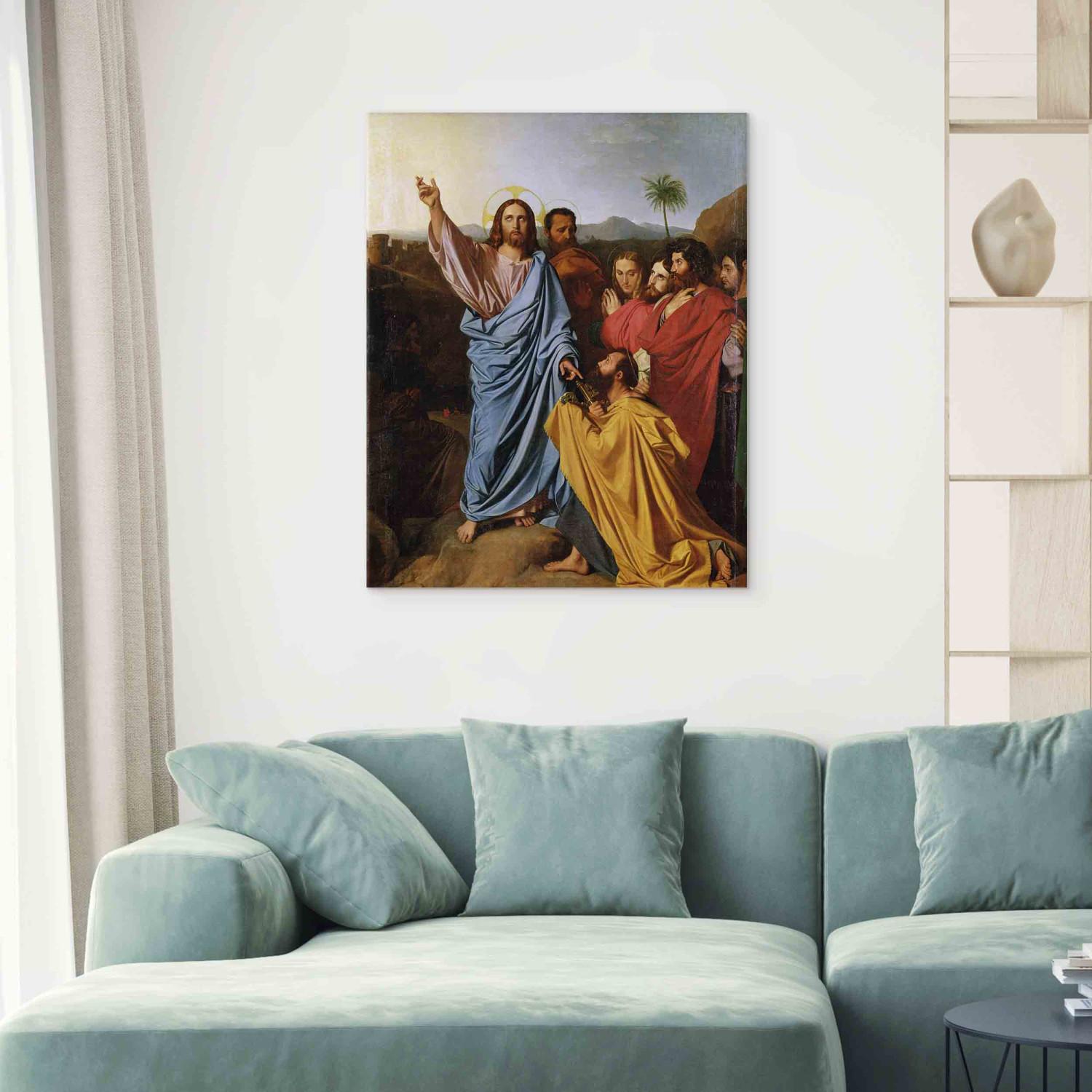 Reproducción de cuadro Jesus Returning the Keys to St. Peter