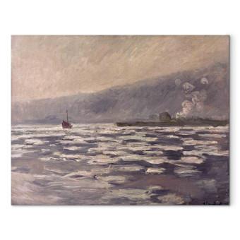 Reproducción C.Monet, Les Glaçons, écluse de Port-V.
