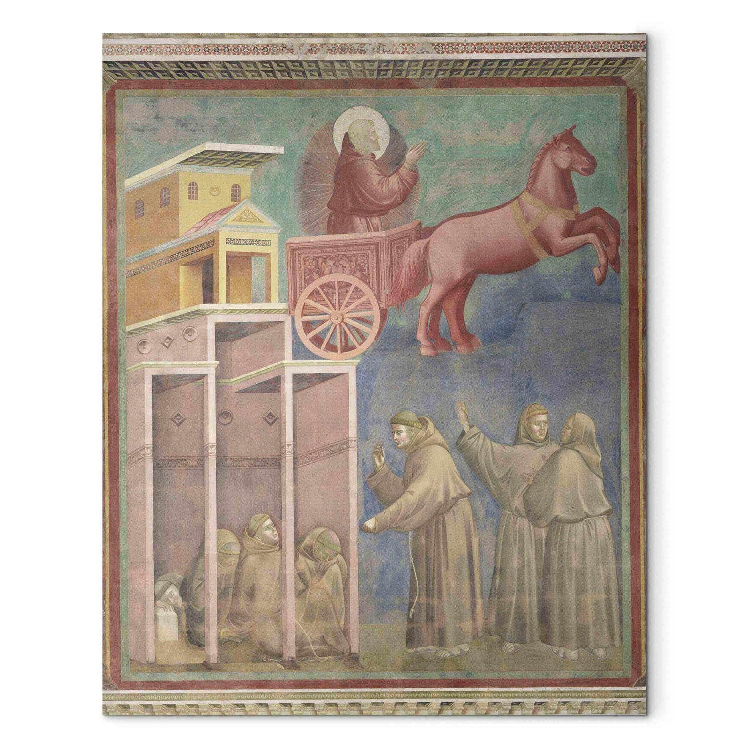 Reproducción St. Francis Appears to His Companions in a Chariot of Fire