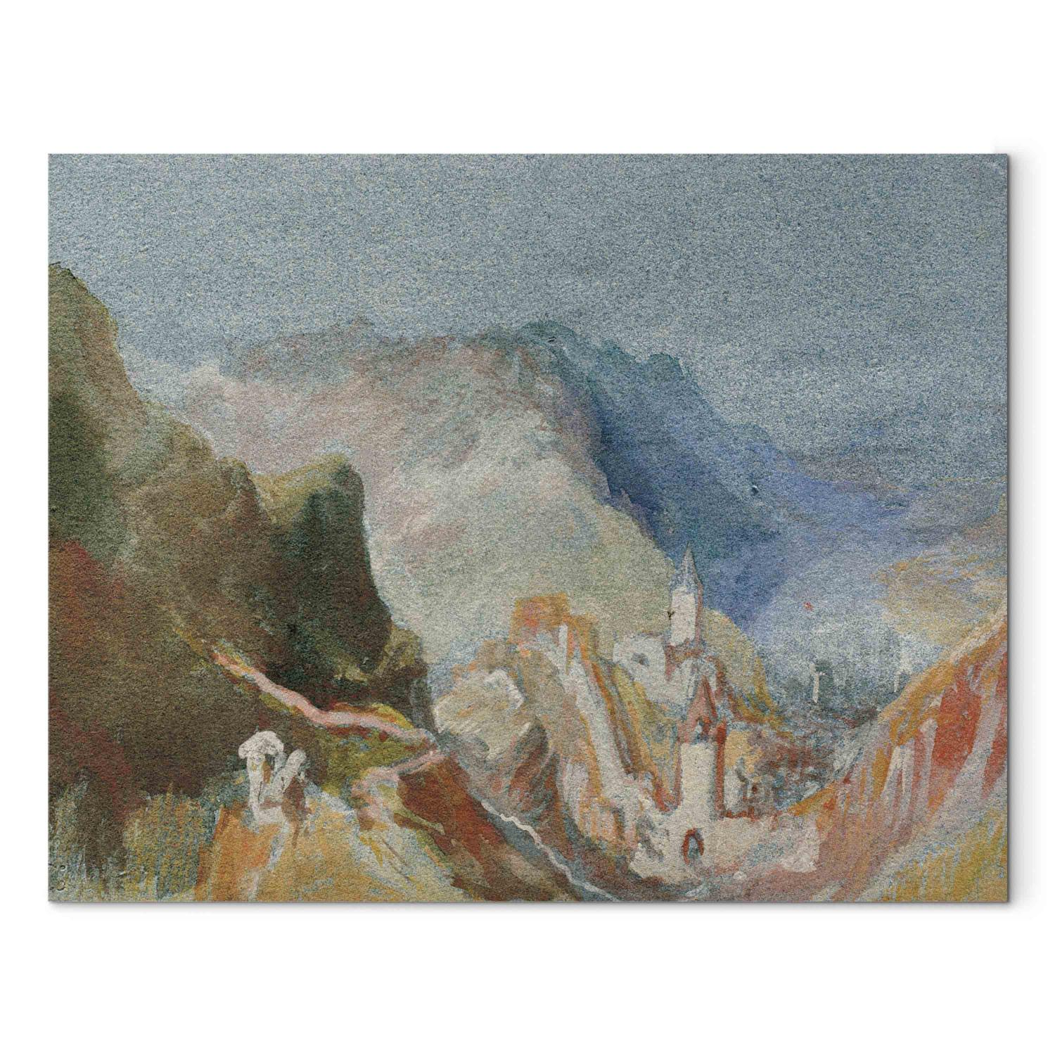Réplica de pintura Trarbach von der Grevenburg aus gesehen