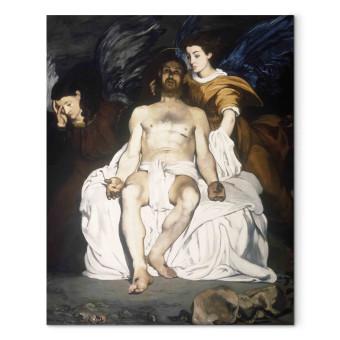 Réplica de pintura Le Christ mort et les anges