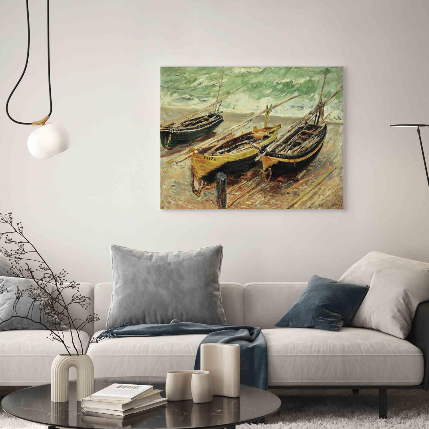 Reproducción de cuadro Trois bateaux de peche (Three fishing boats)