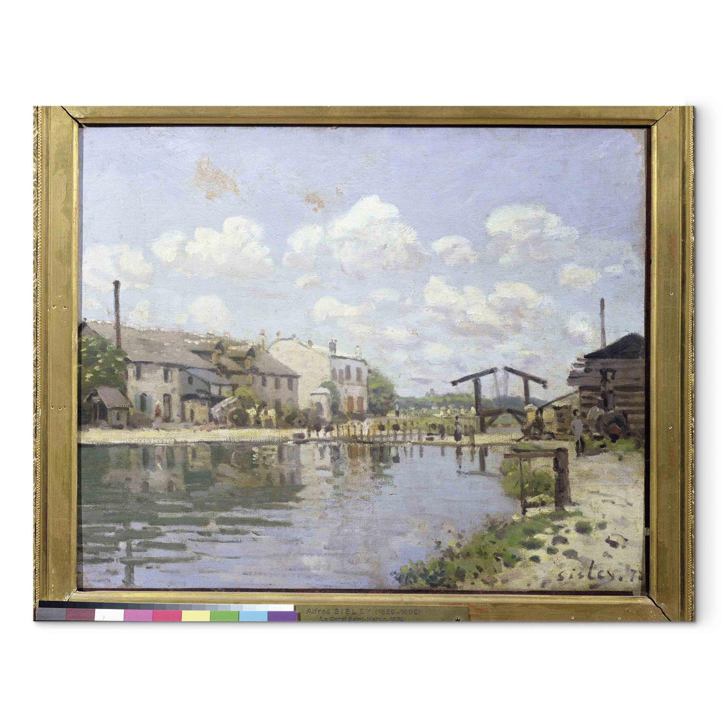 Reproducción de cuadro The Canal Saint-Martin, Paris
