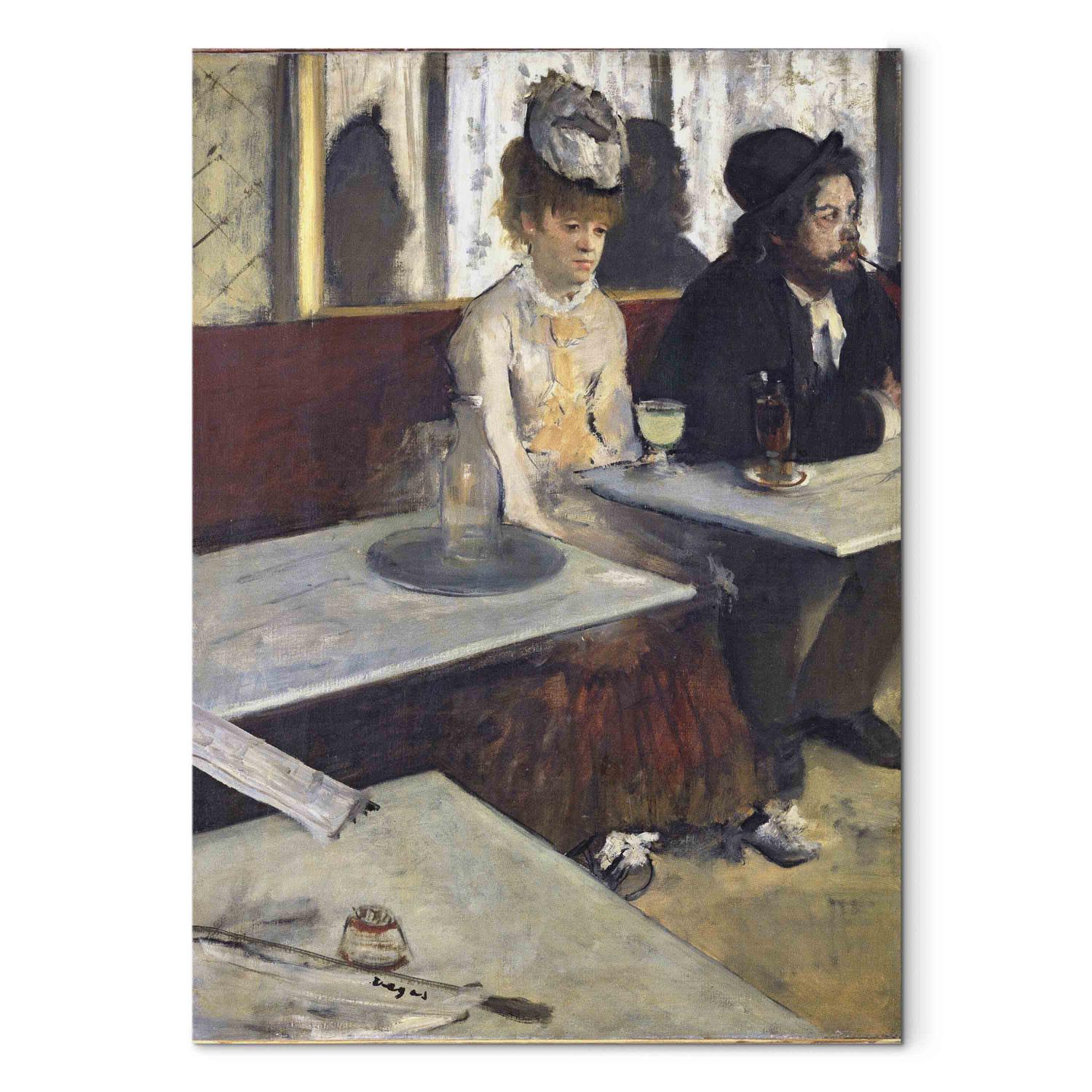 Réplica de pintura In a Cafe, or The Absinthe
