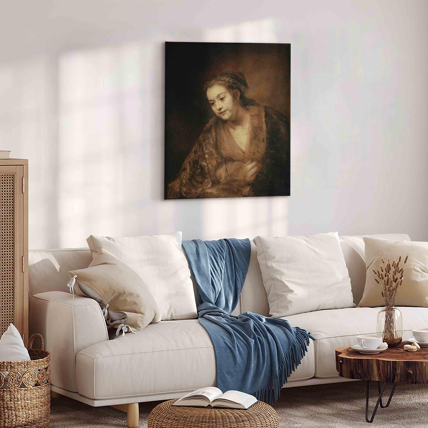Reproducción Rembrandt, Halbfigur einer Frau