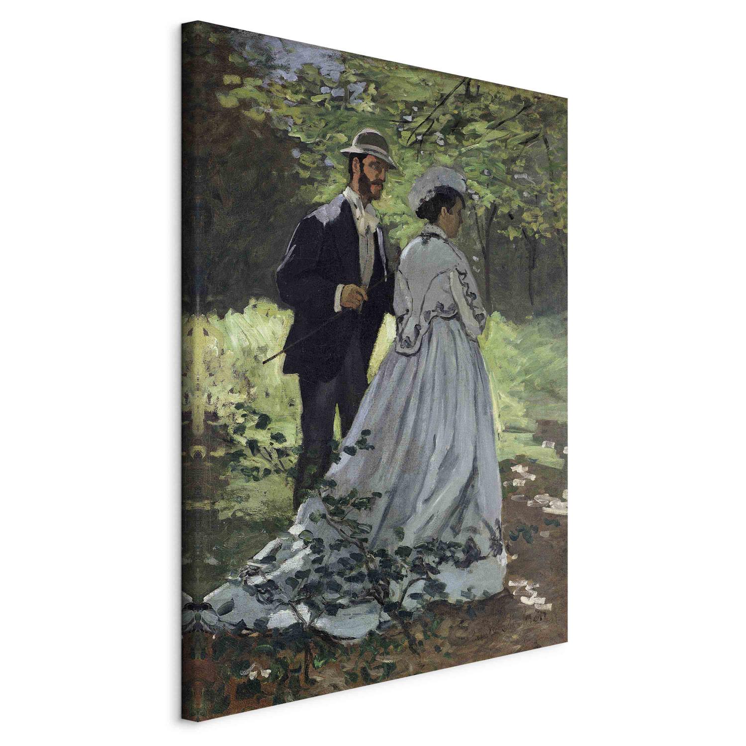 Cuadro famoso The Promenaders, or Bazille and Camille